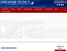 Tablet Screenshot of discoverquincy.com